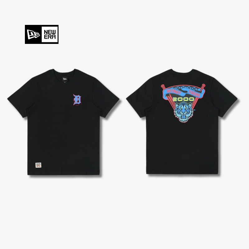 Áo Thể Thao Hè - Áo Thun Nam Nữ New Era 59 Fifty Pack - Cyber Punks Detroit Tigers Black Short Sleeves T-shirt - 13527277 Quyetsneaker