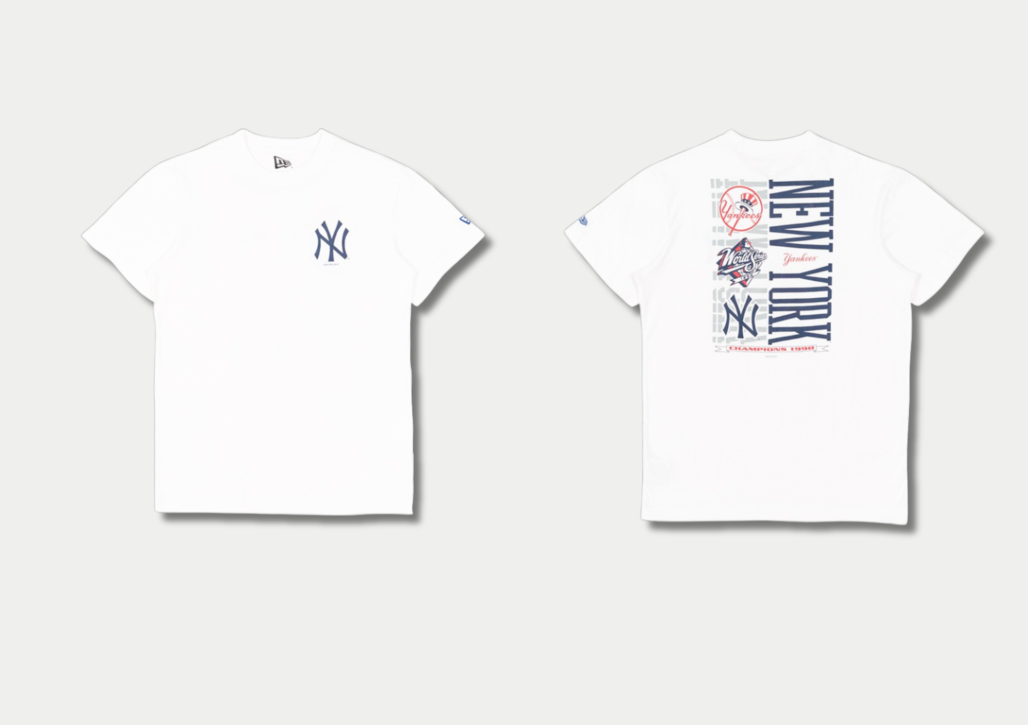 Áo Thể Thao Hè - Áo Thun Nam Nữ New Era Yankess Essential White Short Sleeves T-Shirt - 13527258