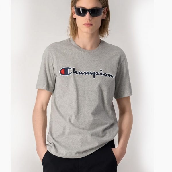 Áo Tshirts Chính Hãng - Áo Thun Champion Big Logo Màu Xám - C04