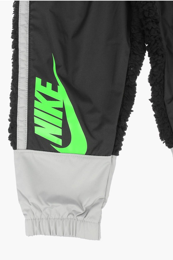 Quần Trẻ Em - Nike KIDS Logo Printed Sherpa Pants boys 'Black' - I277-221