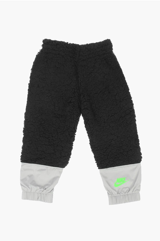 Quần Trẻ Em - Nike KIDS Logo Printed Sherpa Pants boys 'Black' - I277-221