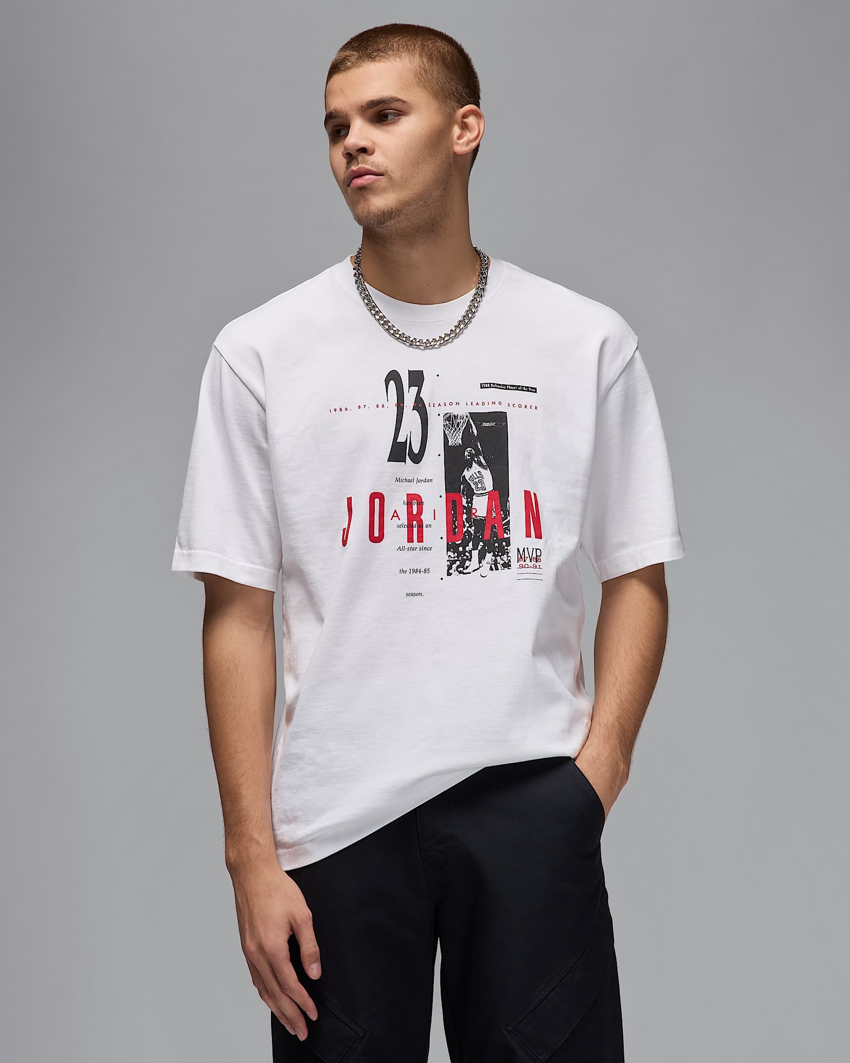 Áo Tshirts Chính Hãng  - Jordan Reissue Printing '' White ''- HJ2356 - 100