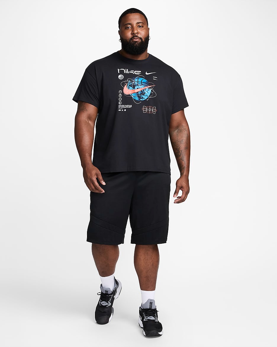 Áo Tshirt Chính Hãng - Nike Men's Max90 Basketball T-Shirt Black - FV8418-010