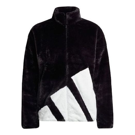 Áo Khoác Chính Hãng - Áo Lông Adidas Faux Fur Logo Jacket - HI1199