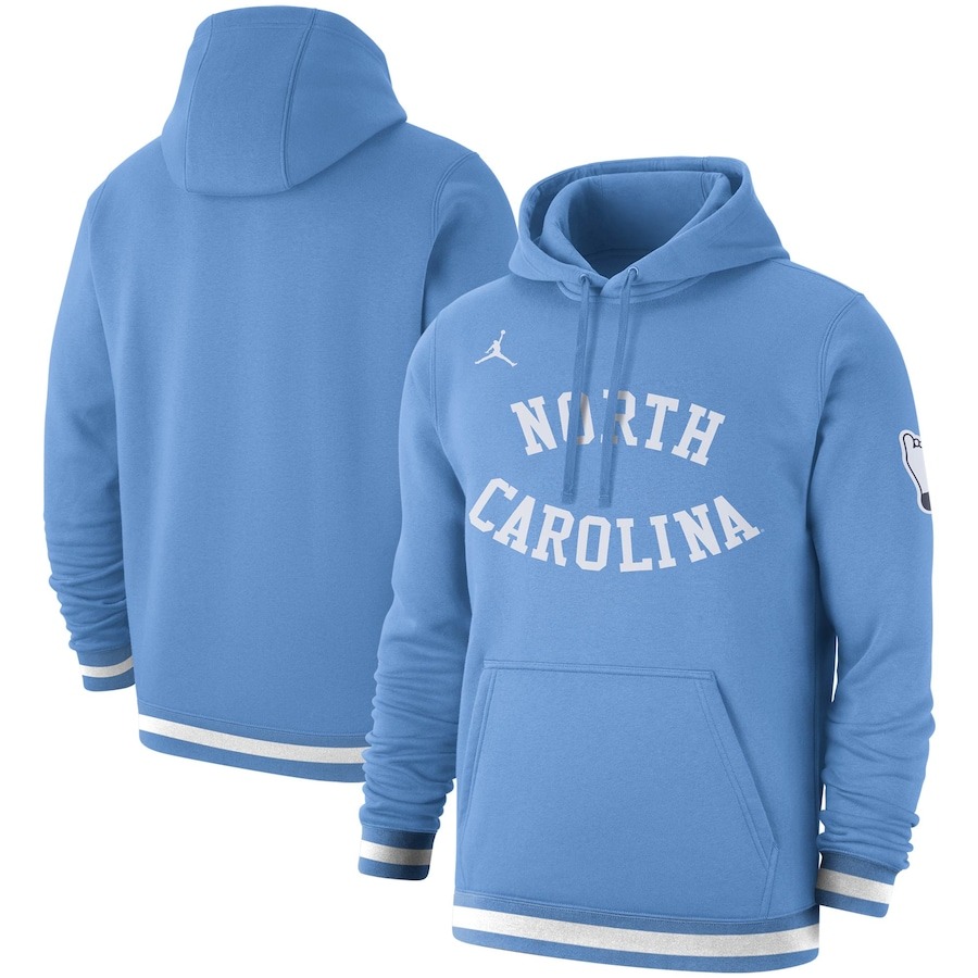 Áo Hoodie Chính Hãng - Jordan Carolina North Carolina Tar Heels Basketball 'Blue' - CD0120-448