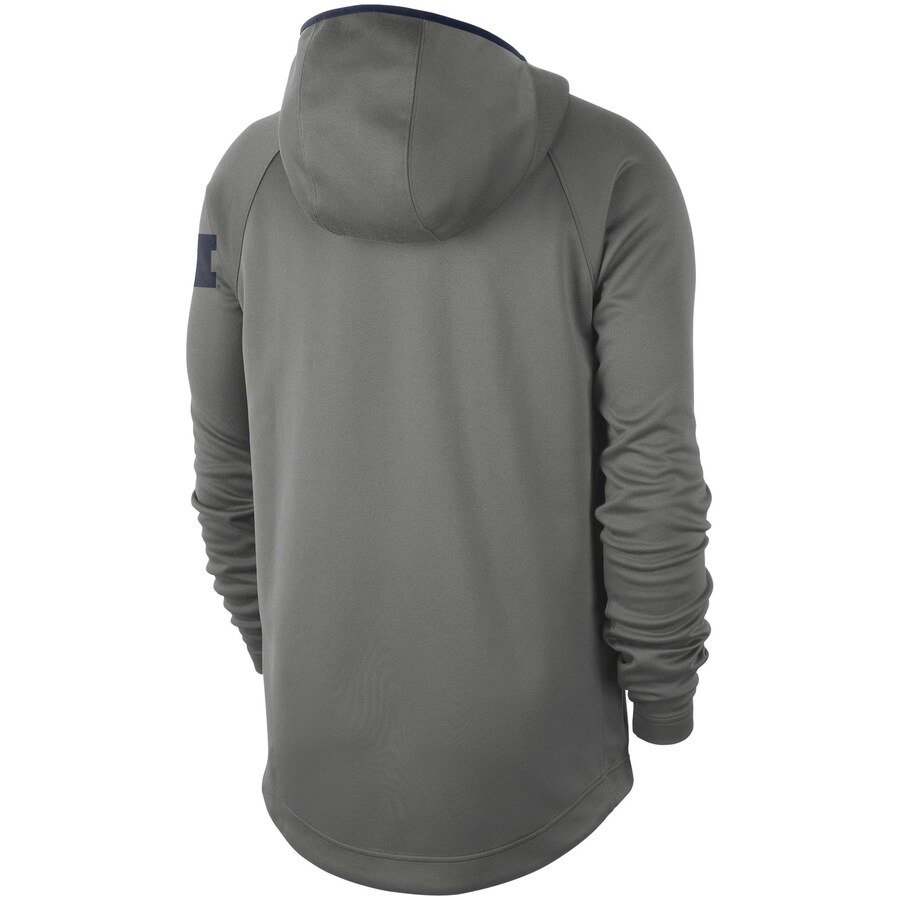 Áo Hoodie Chính Hãng - Jordan Brand Michigan Wolverines Gray Basketball Grey- AHD-023