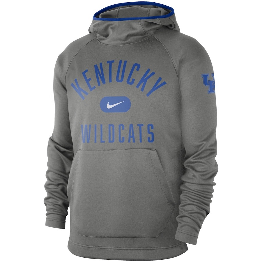 Áo Hoodie Chính Hãng - Nike Gray Kentucky Wildcats Basketball 