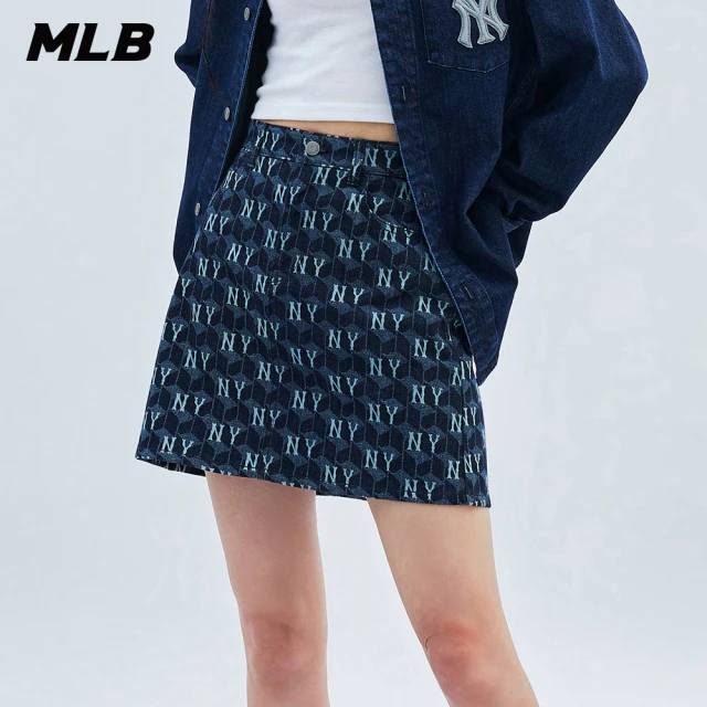 Chân Váy Nữ Chính Hãng - MLB NY DENIM MONOGRAM WOMEN - 3FDSM0734-50NYD