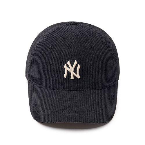 Phụ Kiện Chính Hãng - Mũ Lưỡi Trai MLB Nhung Logo NY 'Black' - 3ACPWC136-50BKS