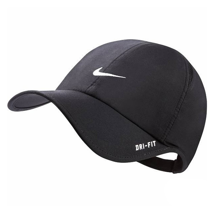 Mũ nón lưỡi trai Nike Dri-Fit Featherlight 'Black'