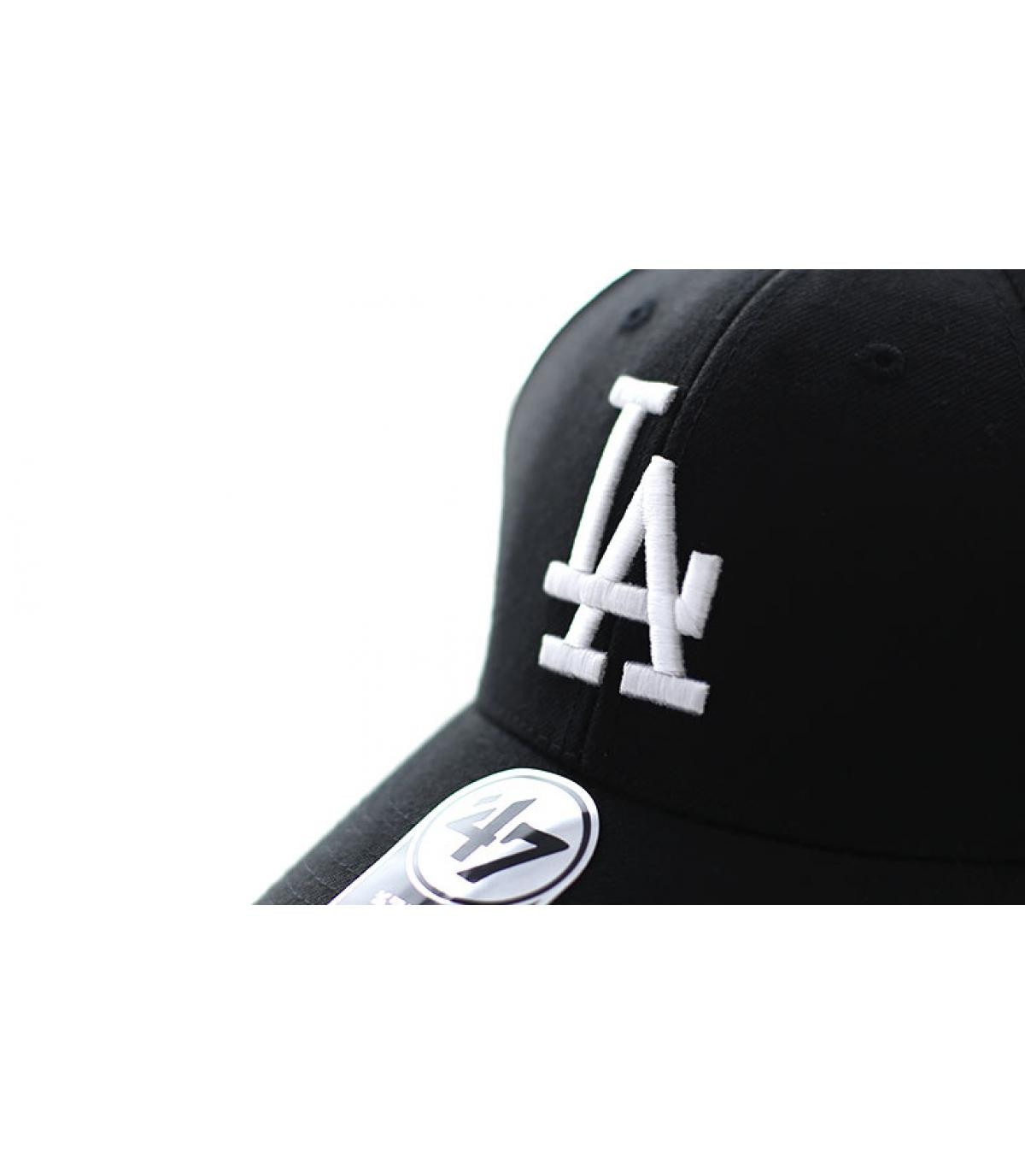 Phụ Kiện Chính Hãng - Mũ Nón Lưỡi Trai MLB 47 MVP Dodgers Big Logo LA 'Black' - B-MVP12WBV-BKL-OSF