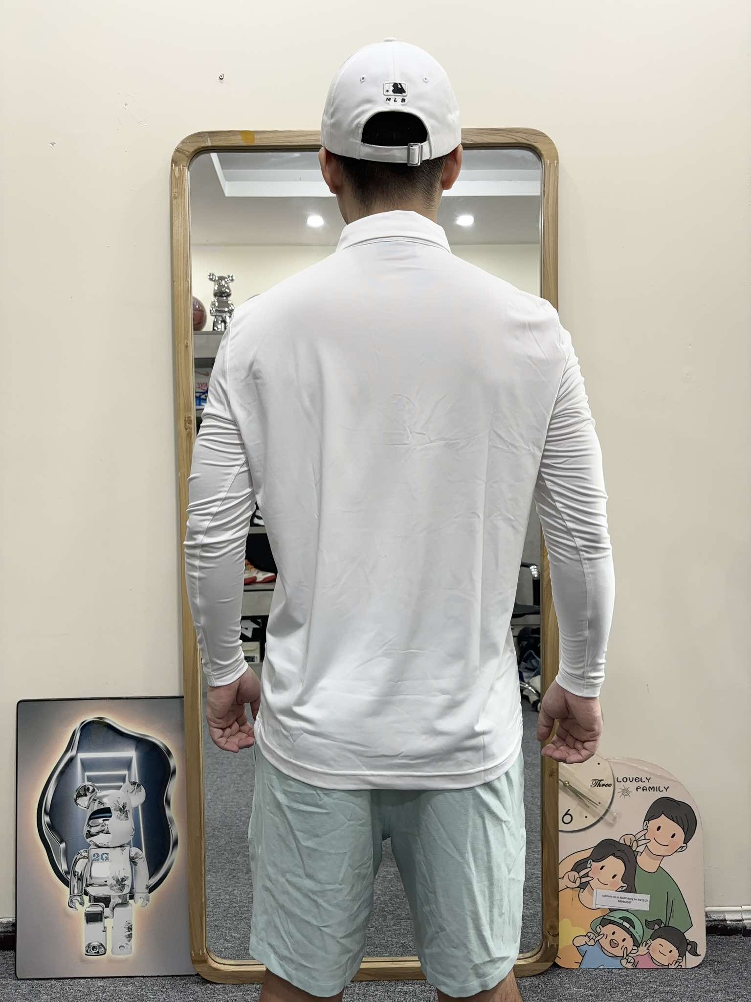 Áo Sweater Chính Hãng  - Nerdy Polo Gofl Long Sleeve Freedom Pique - G7S22K980_WHT