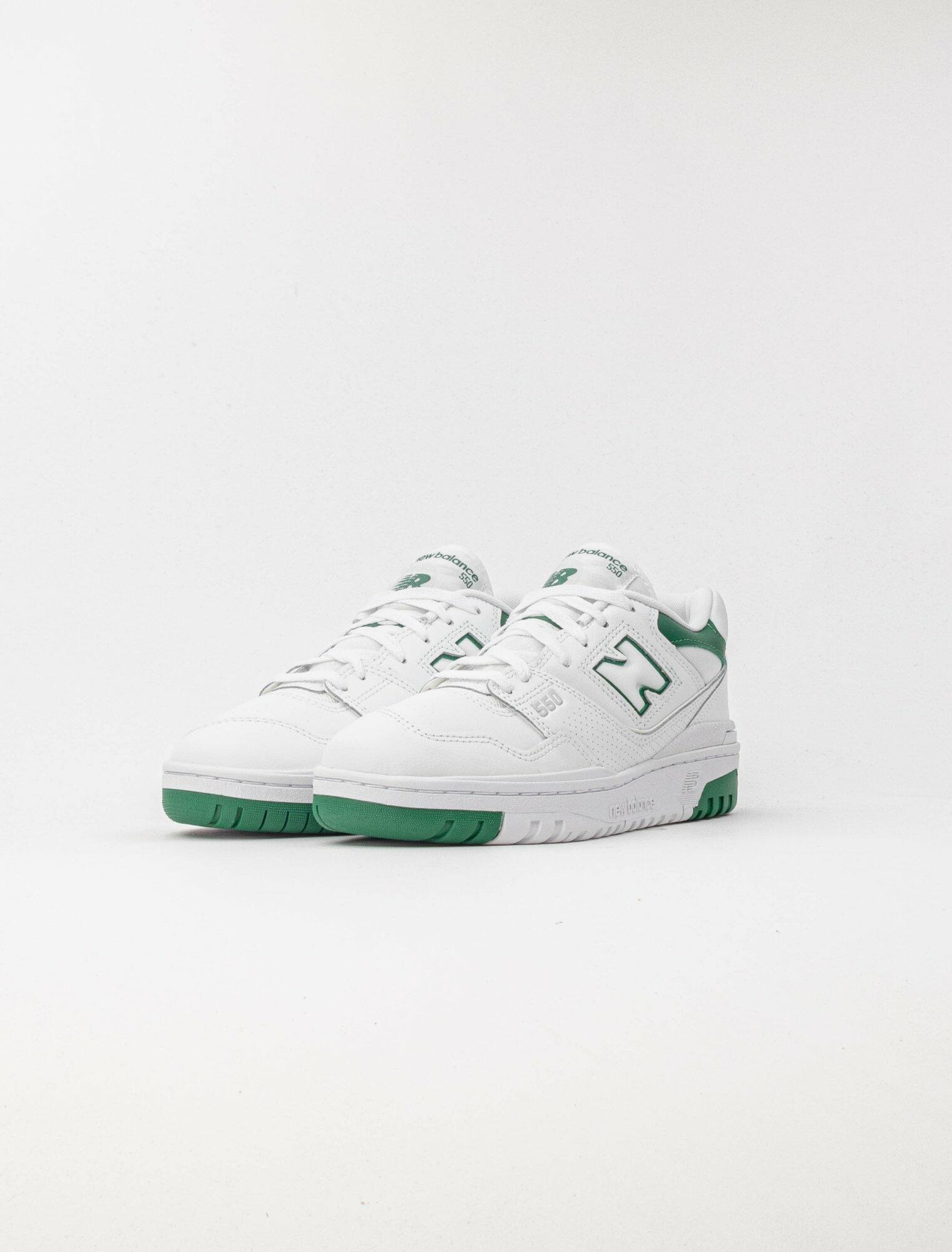 Giày Casual Chính Hãng - Sneaker Nam Nữ NewBalance 550 'White Green Cream' - BB550SWB