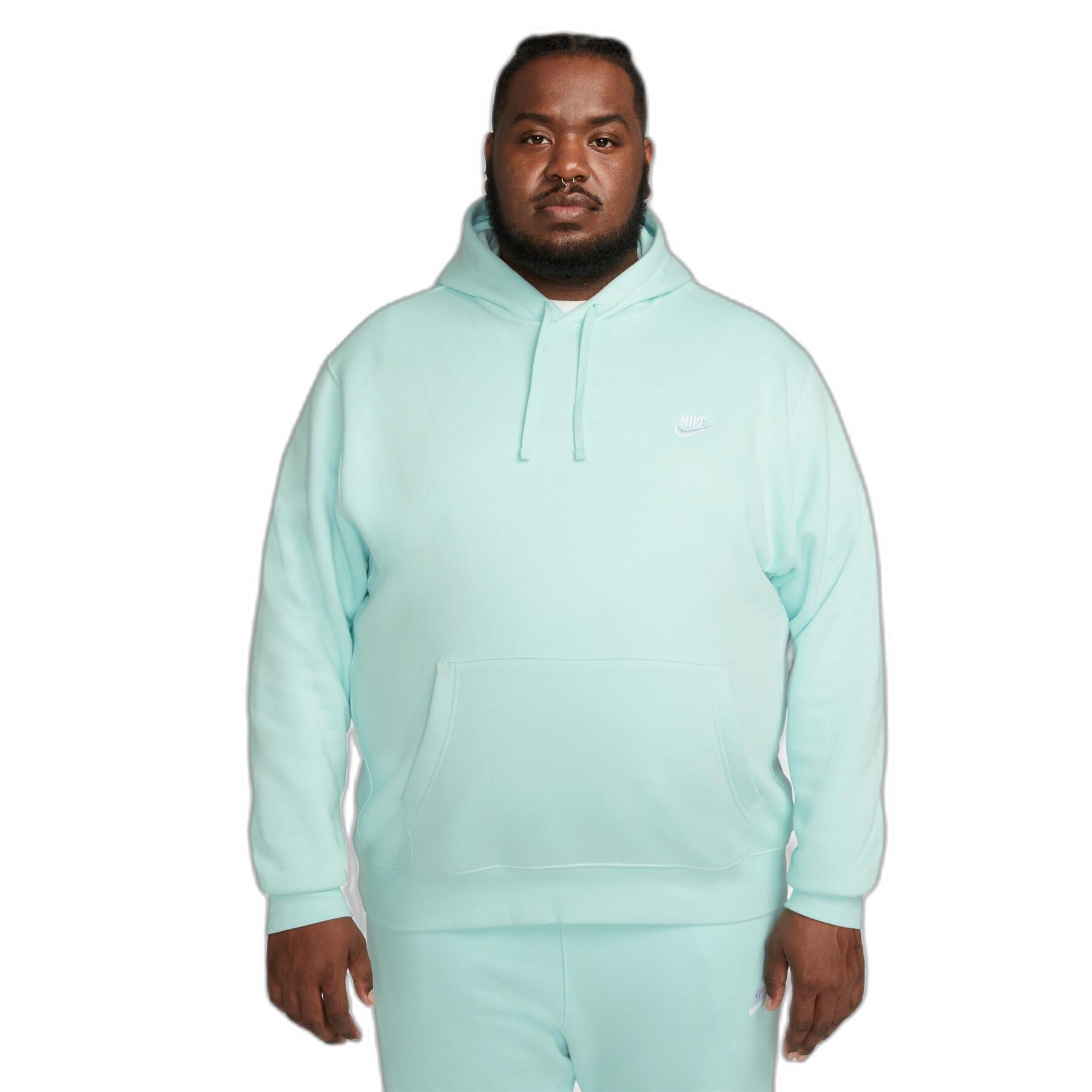 Áo Hoodie Chính Hãng - Áo Nike Nỉ Bông Club Freece Pullover ''Mint'' - BV2654-346