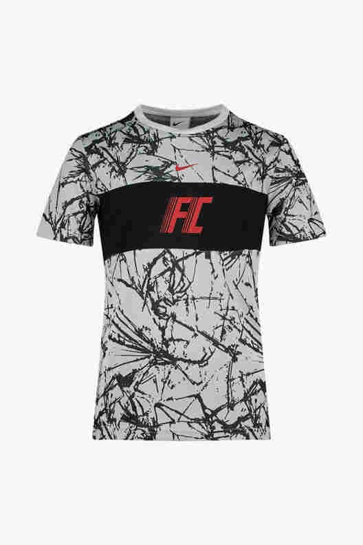 Áo Thun Trẻ Em - Áo Bóng Đá Trẻ Em Lớn Nike FC Print Dri-Fit W - FB1070-100