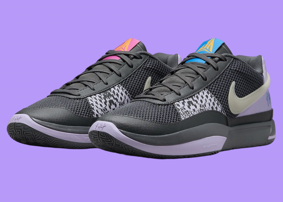 Giày Bóng Rổ Chính Hãng - Nike Ja 1 EP Iron Grey 'Personal Touch' - FV1288-001