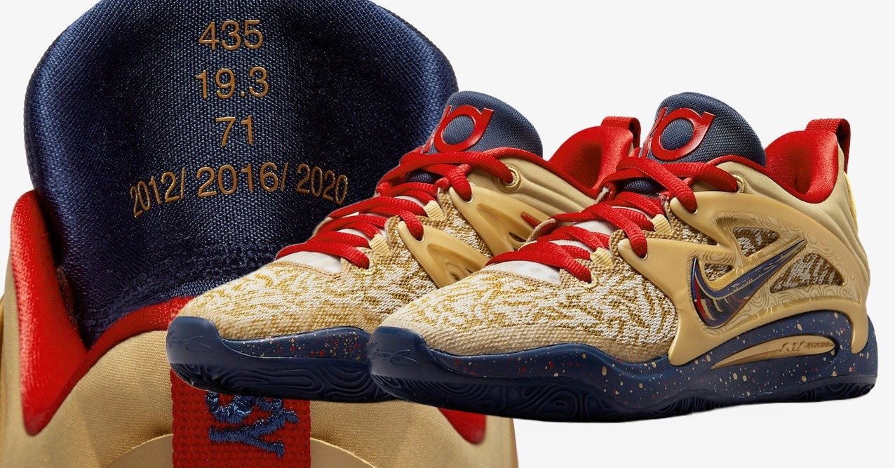 Giày Bóng Rổ Chính Hãng Nike - KD 15 ‘Olympics Gold Medal’ - DM1054-700 - Quyetsneaker