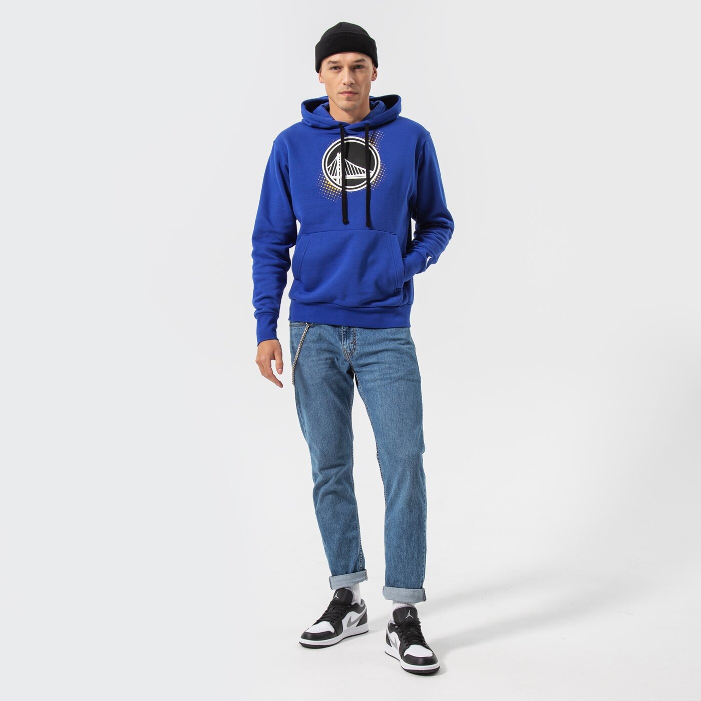 Áo Hoodie Nỉ Nam Nike Golden State Warriors NBA 'Blue' - DH9301-495