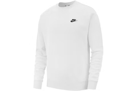 Áo Sweater Chính Hãng - Nike Club Fleece Men's ''White'' - Bv2622-100