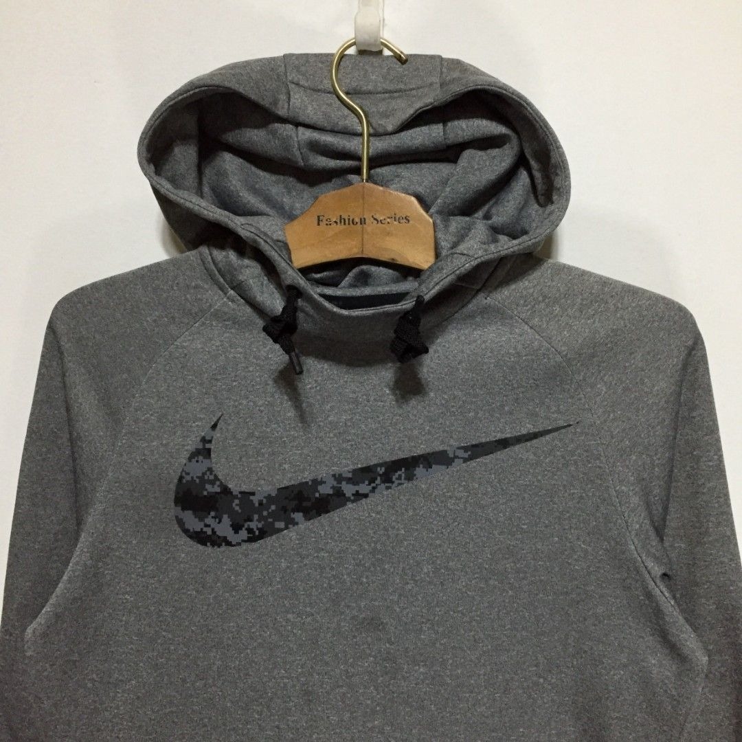 Áo Hoodie Chính Hãng - Nike Therma-fit Camo Logo Windbreaker Training 