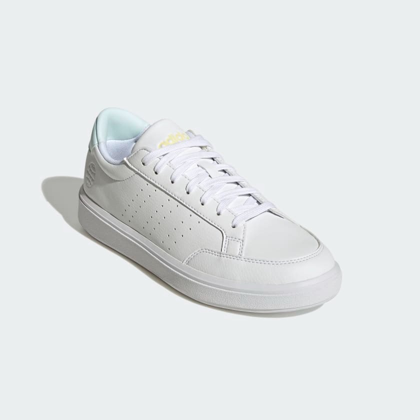 Giày Casual Chính Hãng -Adidas Vegan Court White Blue - GX1760