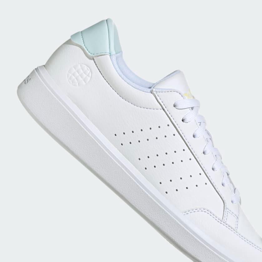Giày Casual Chính Hãng -Adidas Vegan Court White Blue - GX1760
