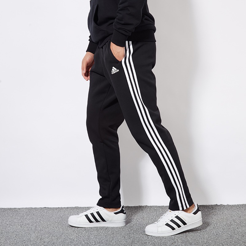 Quần Dài Chính Hãng - adidas Must Haves 3-Stripes Tapered Pants ''Black'' - FK6884