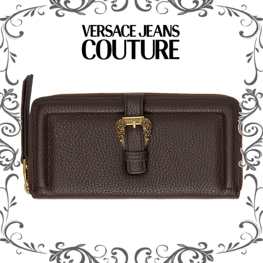 PHỤ KIỆN CHÍNH HÃNG - Ví Versace jeans couture Portefeuille Femme en Faux Cuir Noir - 73va5pf1-zs413-899