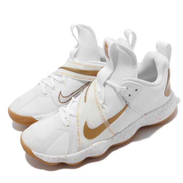 Giày Bóng Rổ Chính Hãng - Nike React Hyperset white metallic gold  - DJ4473-170