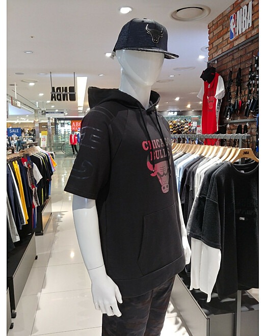 Áo Hoodie Chính Hãng - Áo Hoodie Tay Ngắn NAB Chicago Bulls 'Black' - N202TH030P