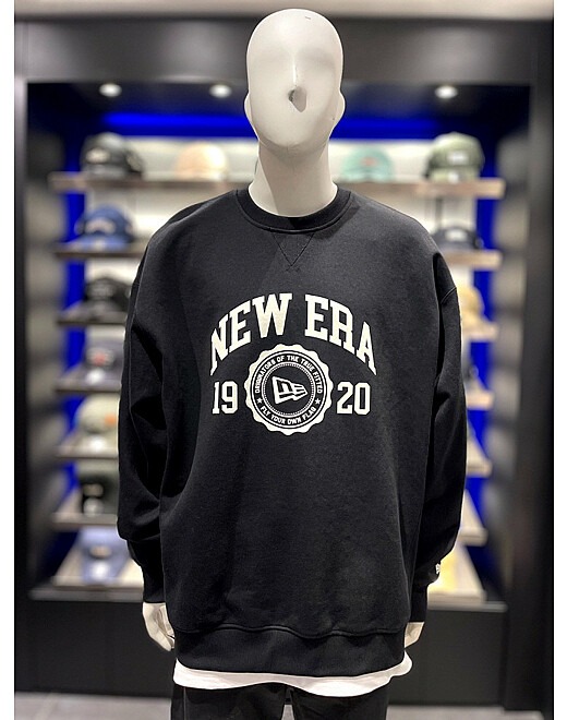 Áo Sweater Chính Hãng - New Era Seasonal College Sweatshirt Black - 13546431