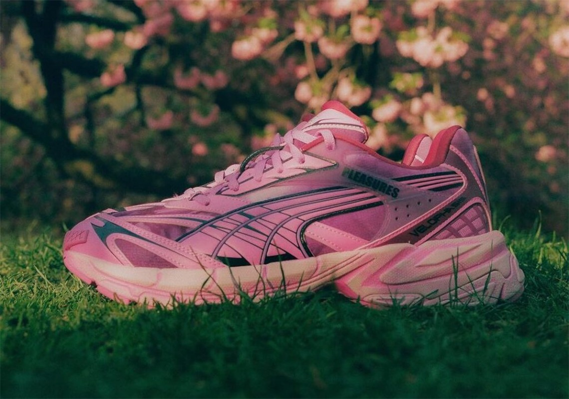 Giày Casual Chính Hãng - Puma x Pleasures Velophasis Overdyed (Pink) - 391696-01