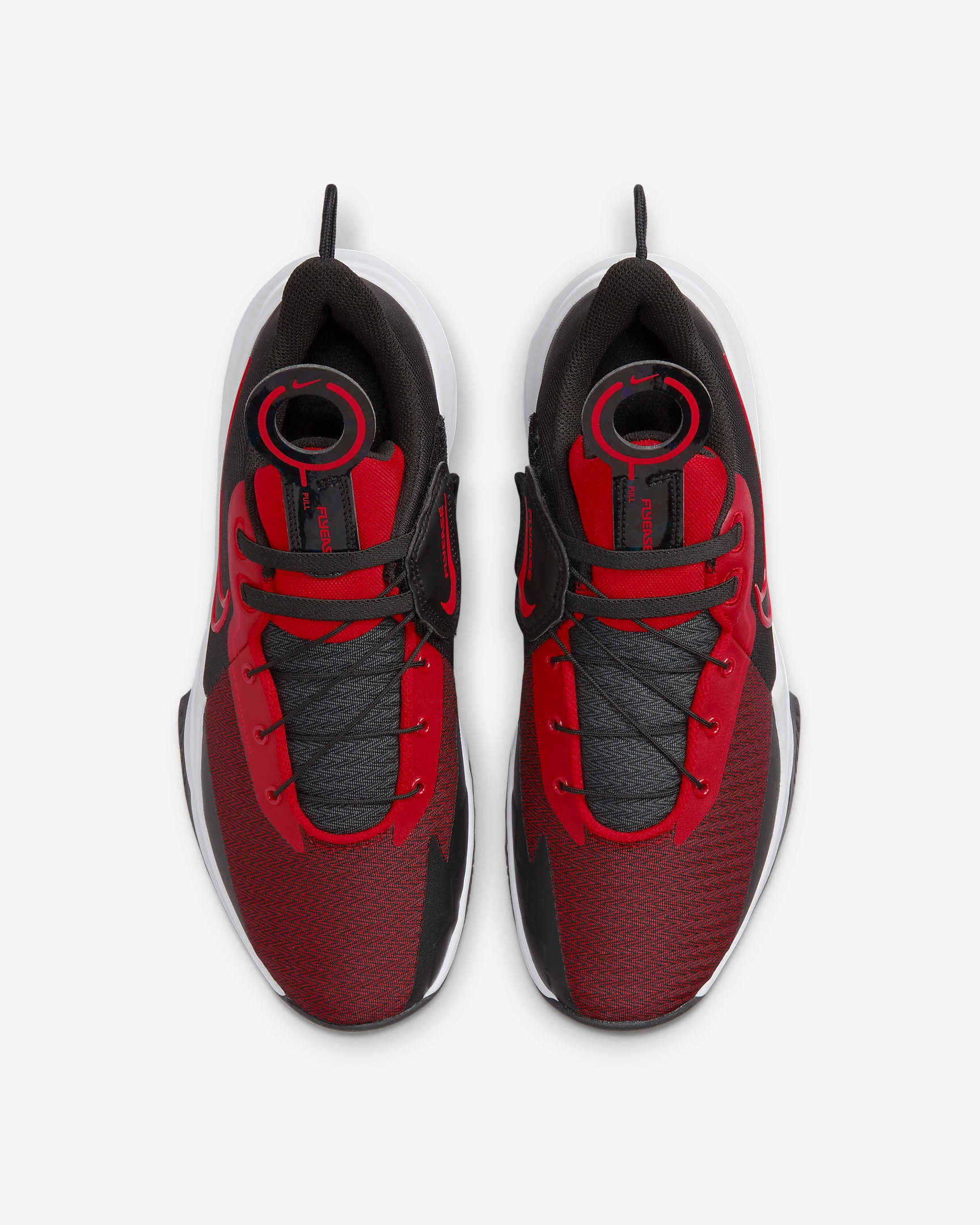 Giày Bóng Rổ Chính Hãng Nike Precision 6 VI Flyease Black/University Red - DJ7552-002