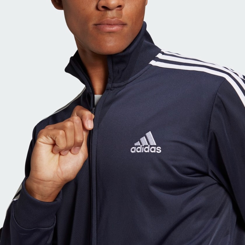 Bộ Thể Thao Nam Chính hãng - Adidas Primegreen Essentials 3-Stripes Track Suit ''Blue'' - GK9658