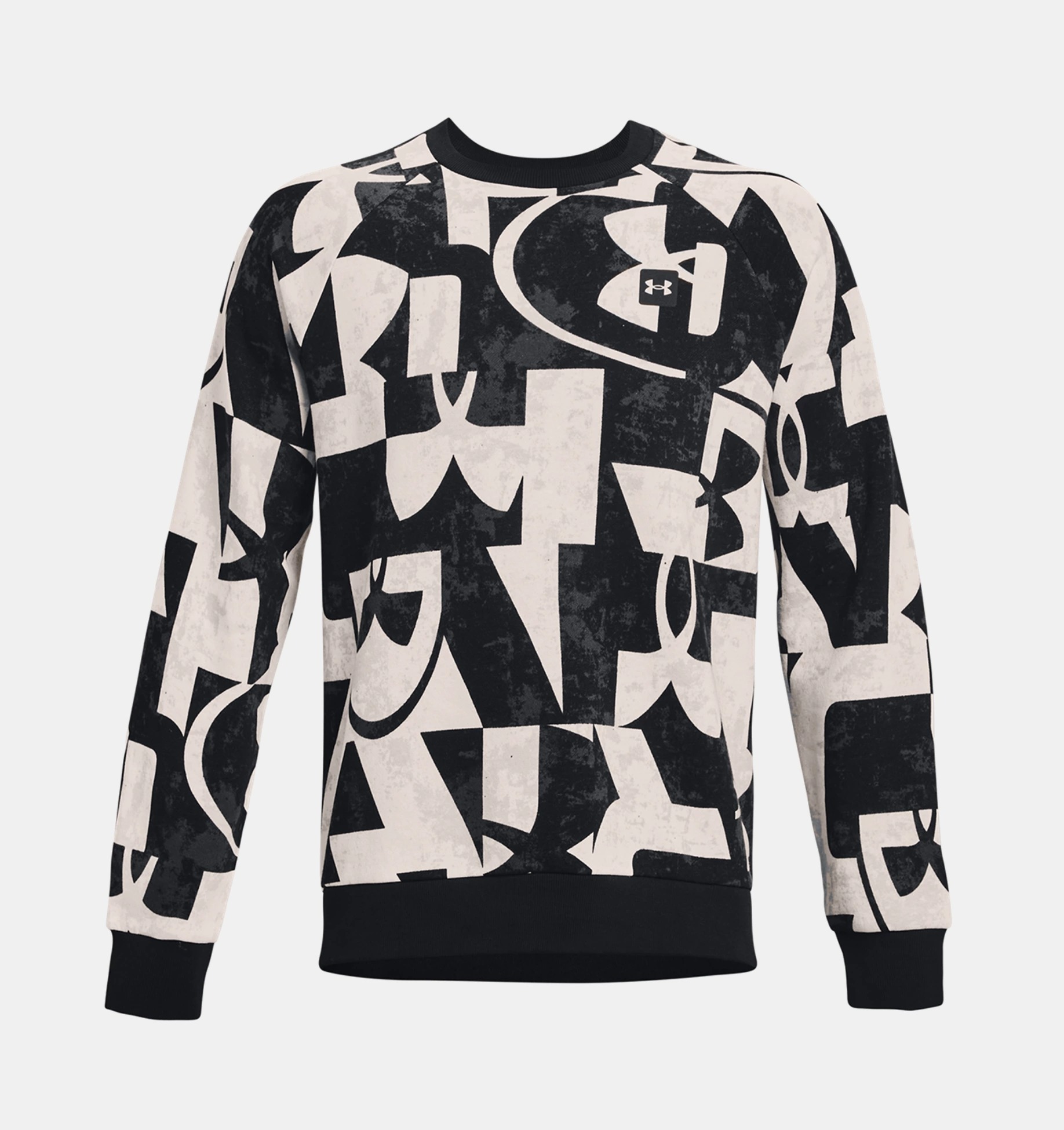 Áo Sweater Chính Hãng - Under Armour Mens Rival Fleece 'Black/Be' - 1379755-010