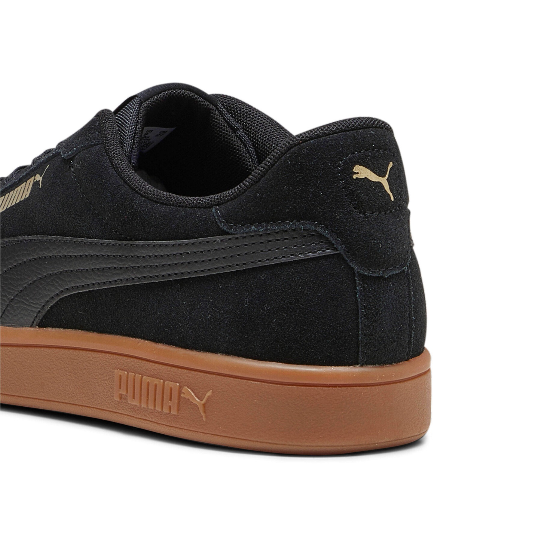 Giày Casual Chính Hãng - Sneakers Puma Smash 3.0 'Black/Brown' - 390984-10