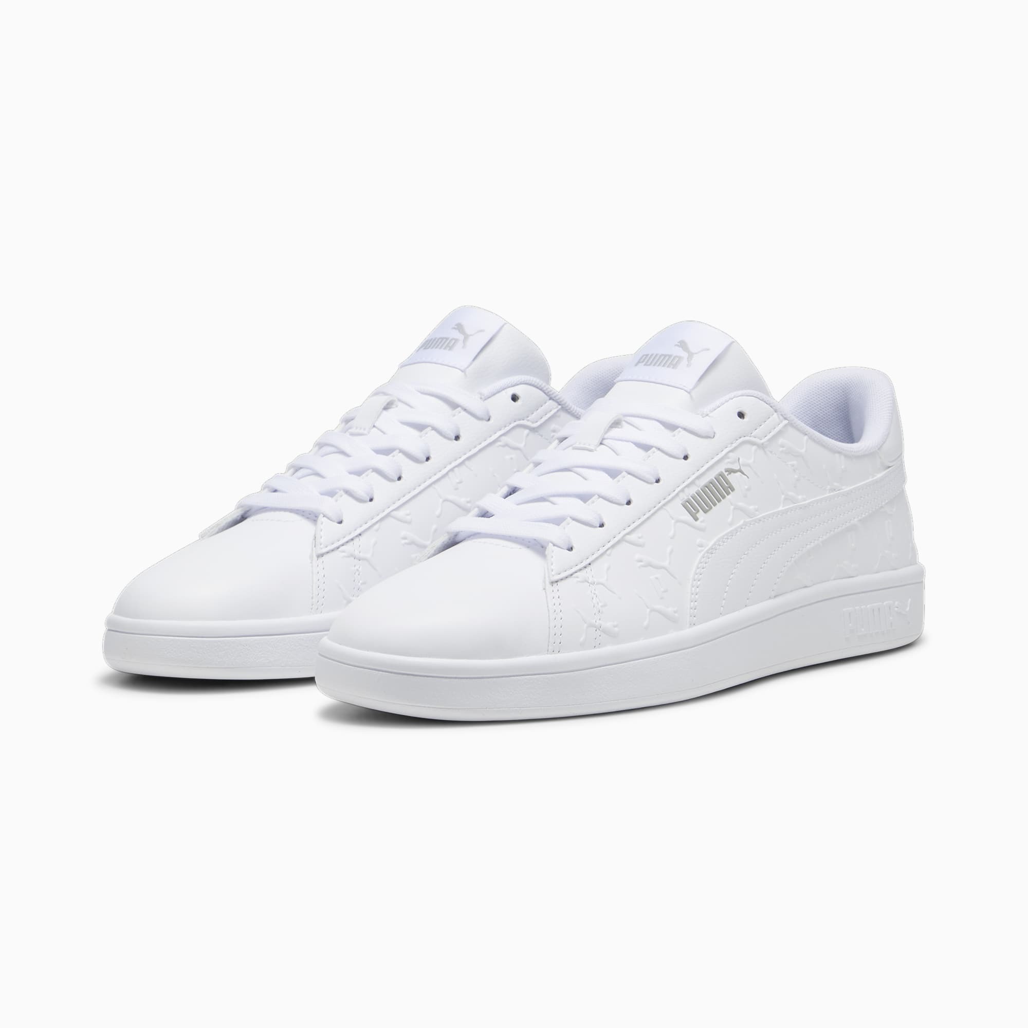 Giày Sneaker Chính Hãng - Puma Smash 3.0 Superlogo Unisex 'White' - 395090-02