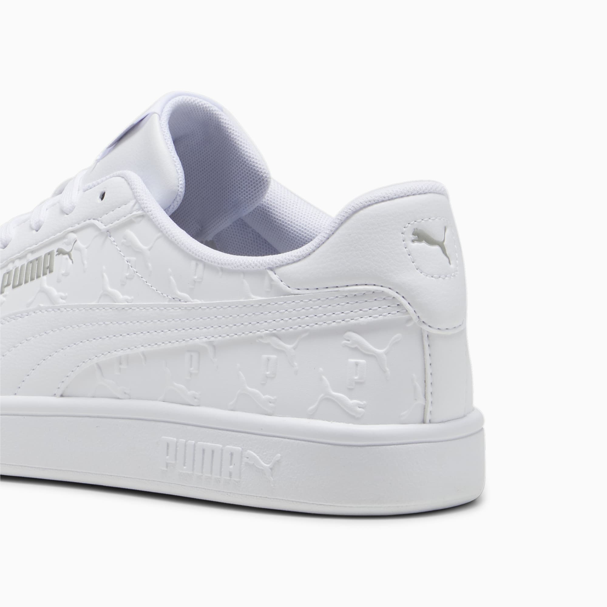 Giày Sneaker Chính Hãng - Puma Smash 3.0 Superlogo Unisex 'White' - 395090-02