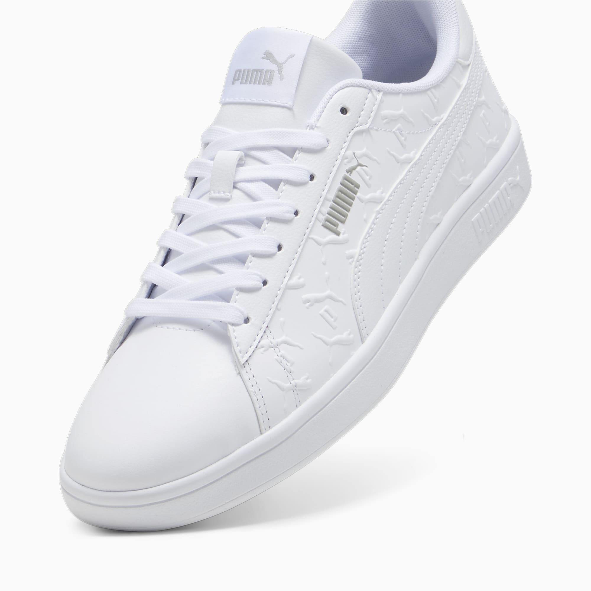 Giày Sneaker Chính Hãng - Puma Smash 3.0 Superlogo Unisex 'White' - 395090-02