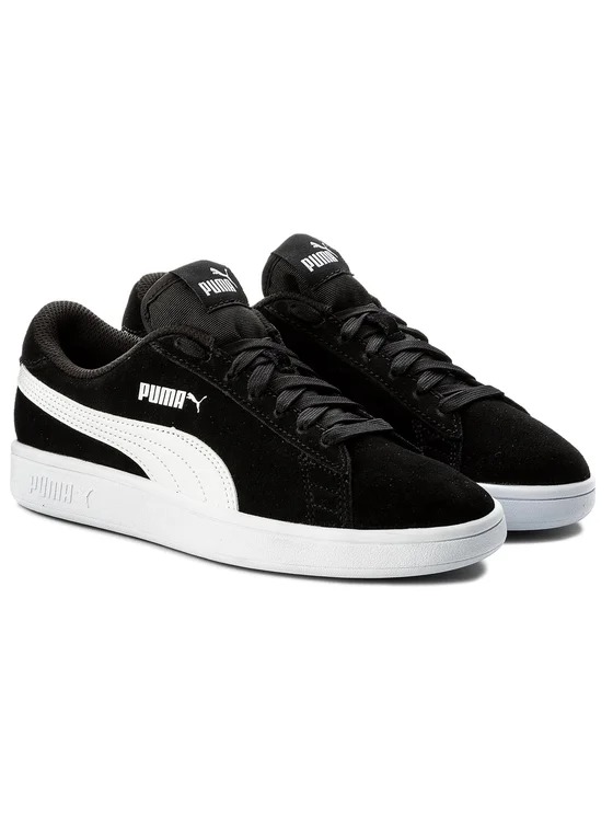 Giày Casual Chính Hãng - Puma Sneakers Smash v2 Sd Jr 'Black' - 365176-01