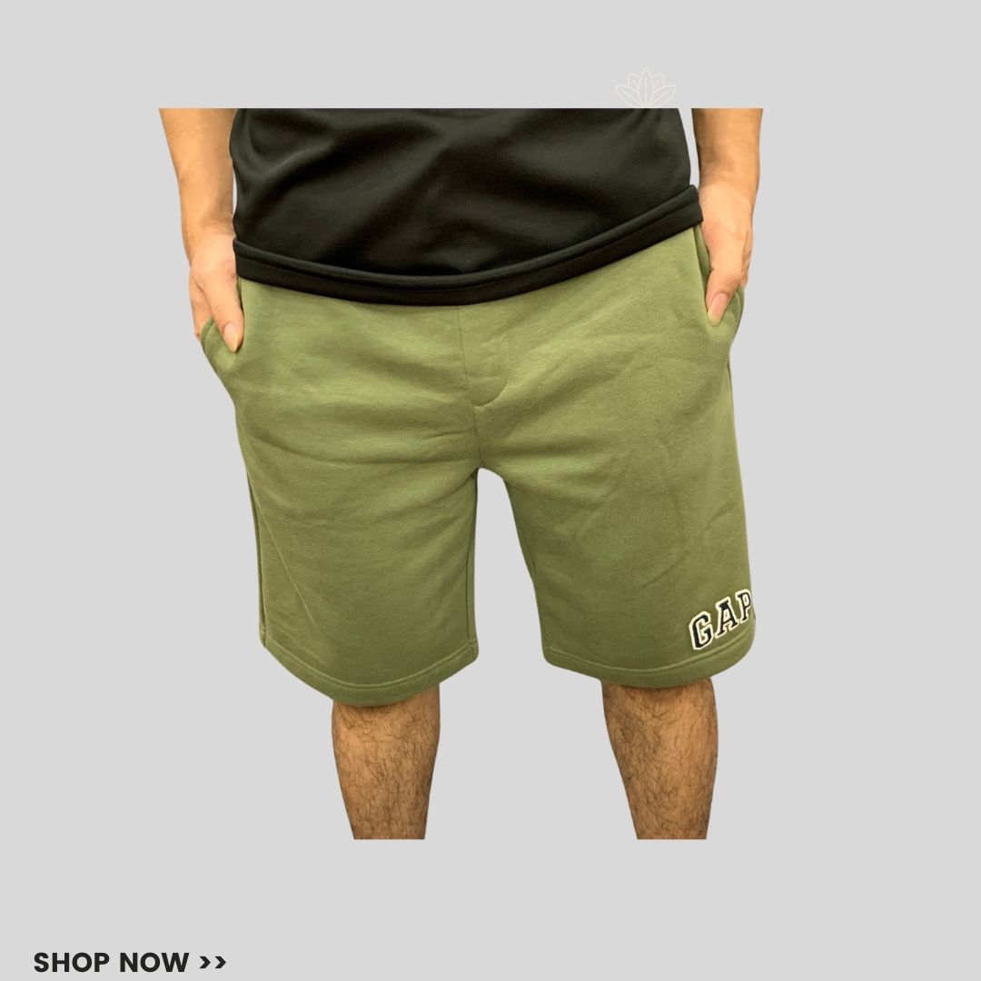 QUẦN SHORT - Short Nỉ GAP Olive