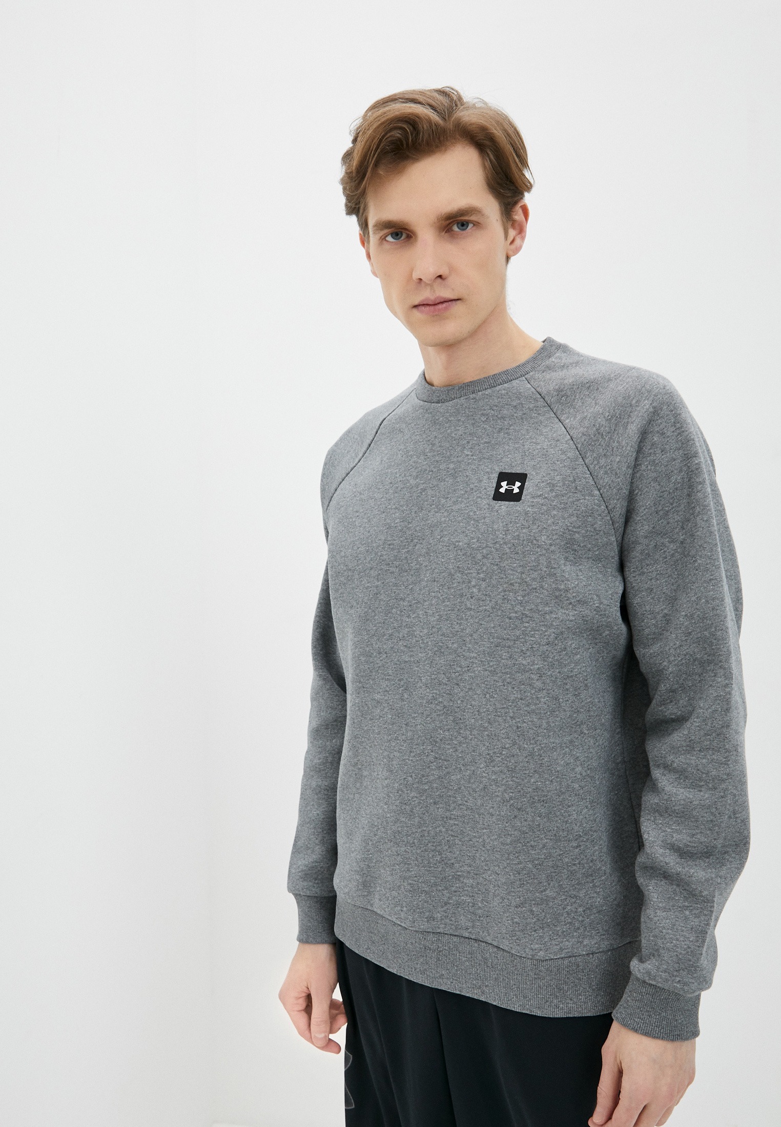 Áo Sweater Chính Hãng - Under Armour Hustle Fleece 'Gray' - 1357096-012