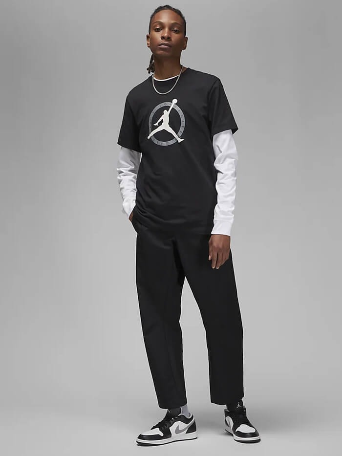 Áo Tshirts Chính Hãng - Jordan Flight MVP Retro Logo T-Shirt - Phantom ''Black'' - DV8436-010