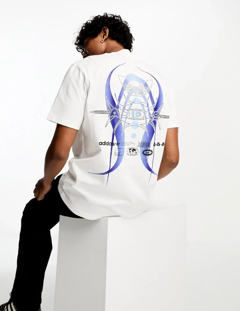 Áo Tshirts Chính Hãng - adidas Rekive Graphic White - HZ0740