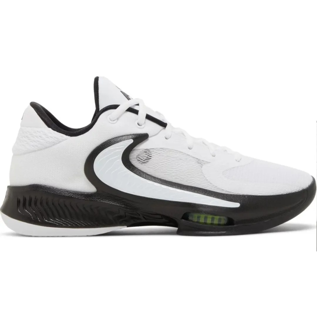 Giày Bóng Rổ Chính Hãng Nike Zoom Freak 4 TB 'White Black' - DO9679-100 Quyetsneaker