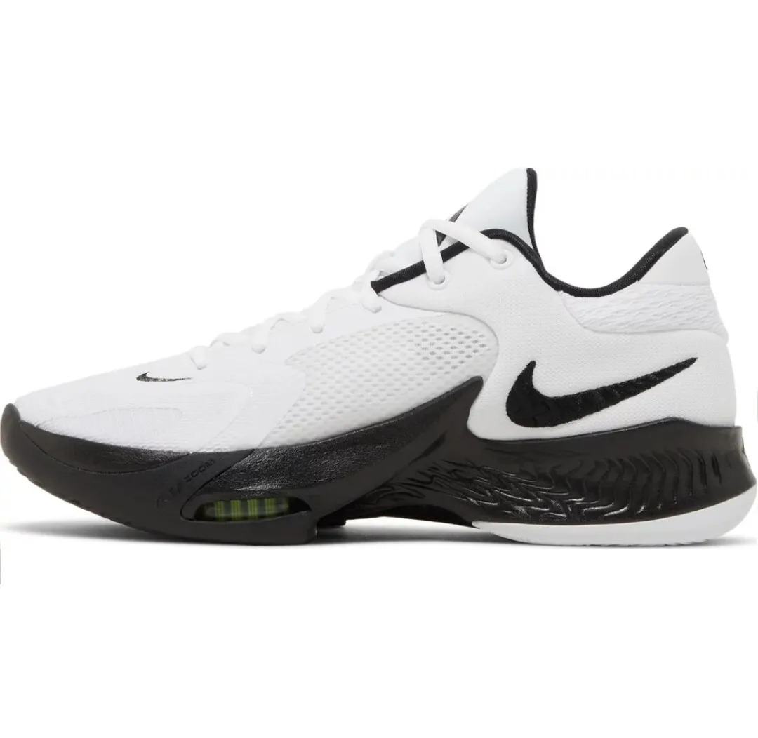 Giày Bóng Rổ Chính Hãng Nike Zoom Freak 4 TB 'White Black' - DO9679-100 Quyetsneaker