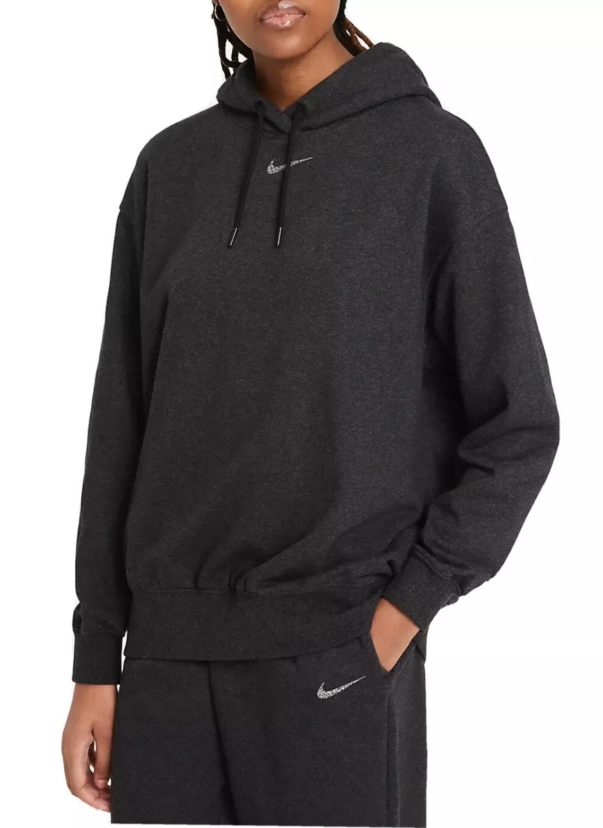 Áo Hoodie Chính Hãng - Nike Sportwear Unisex Women Fleece Dark Grey - DJ6939-010