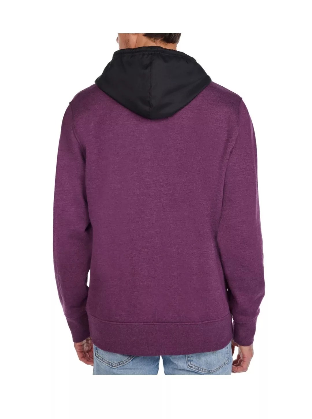  Áo Hoodie Chính Hãng - Champion Men’s Fleece Lined Hoodie “Purple/Black” - CH-QZ-PU1