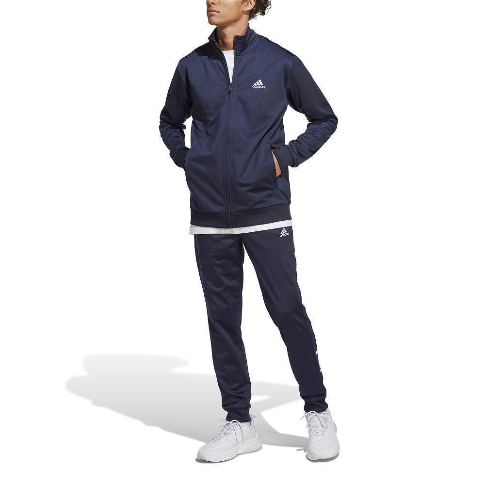 Bộ Thể Thao Nam Chính Hãng - adidas Men's Linear Logo Knit Blue Suit ''Navy'' - HZ2219