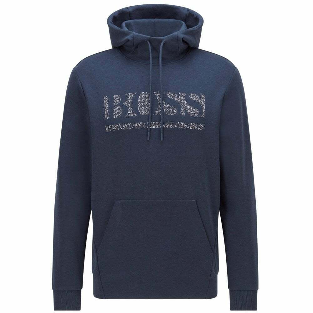 Áo Hoodie Hugo Boss Men's Soody 2 Navy Blue Logo - 42242